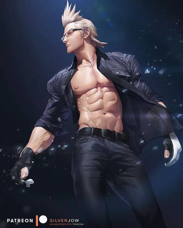 奉上最新肌肉男插画给大家拜年了!