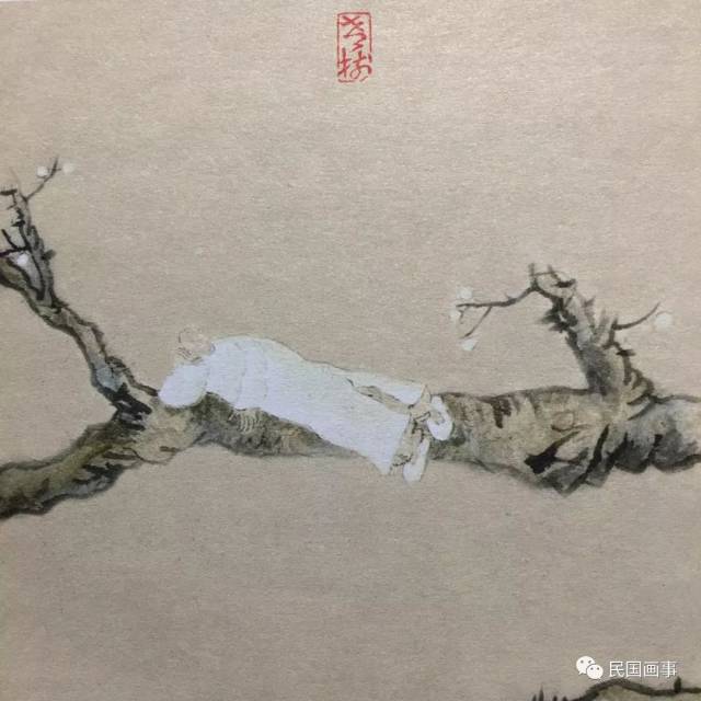 看完老树笔下的柔美春天,心情超好 | 画事