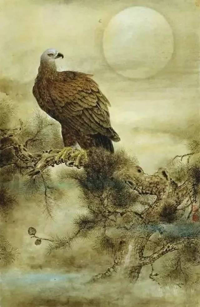 中国当代著名画家鲁金林工笔花鸟欣赏!