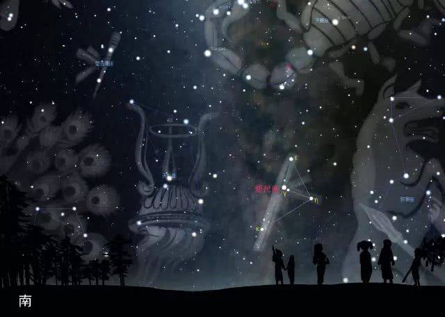银河掩映中的矩尺座