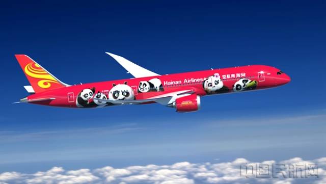 海南航空"阿宝中国红"涂装波音787-9客机