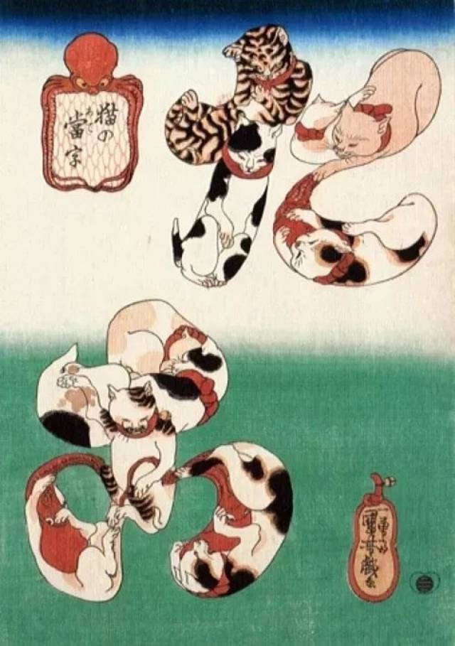 所以当1840年代早期, 德川幕府为重塑权威发起天保改革, 禁止描绘