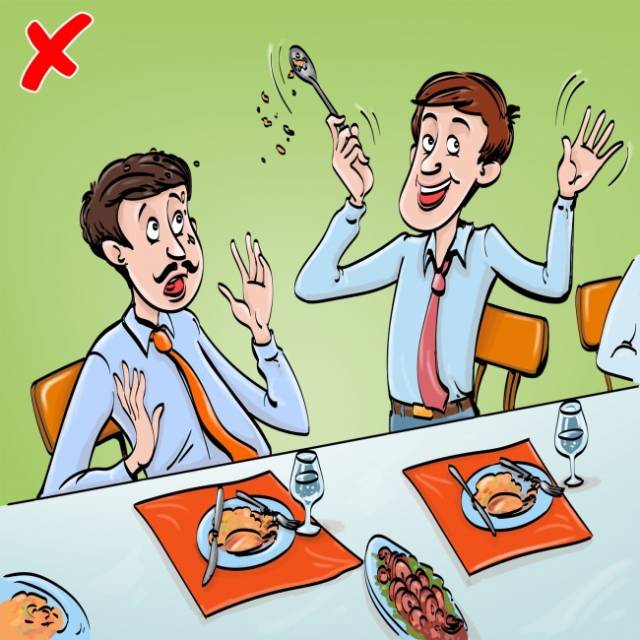 10个人人都经常违法的用餐礼仪