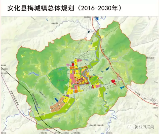 十多个亿元项目落地安化县梅城镇 逐步从镇向城发展