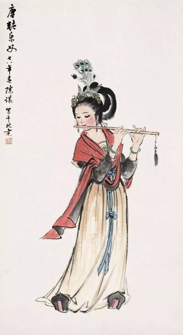 陈谋|他笔下的人物画如此典雅诗意(75幅)