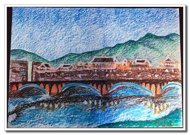 余 10岁  内江市果鲁思儿童艺术成长中心 ▲《资阳幸福谷》 线描写生