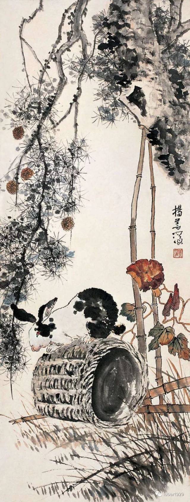 岭南画派之杨善深国画作品欣赏