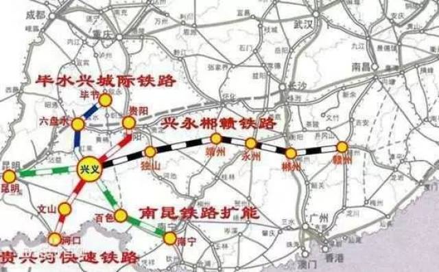 2018年贵州兴义到江西修建一条时速250快铁开工了,兴义市要发达了!图片