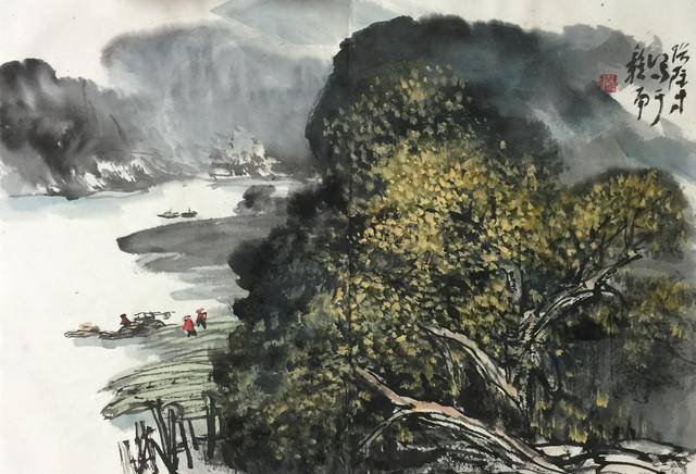 鉴赏|画家张际才写意山水册页之九