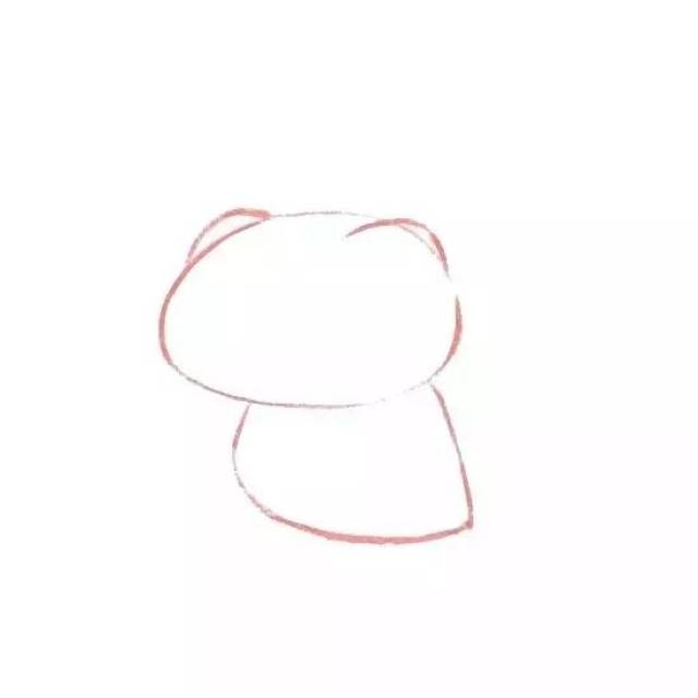 最近很火的旅行青蛙简笔画,宝宝看了好喜欢!