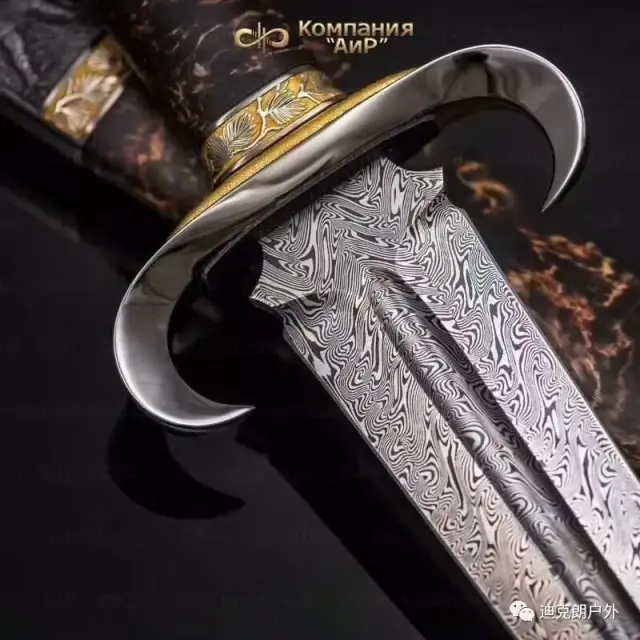 俄罗斯森林大马士革剑华丽沙皇风现代刀界代表古典尊贵气质非凡
