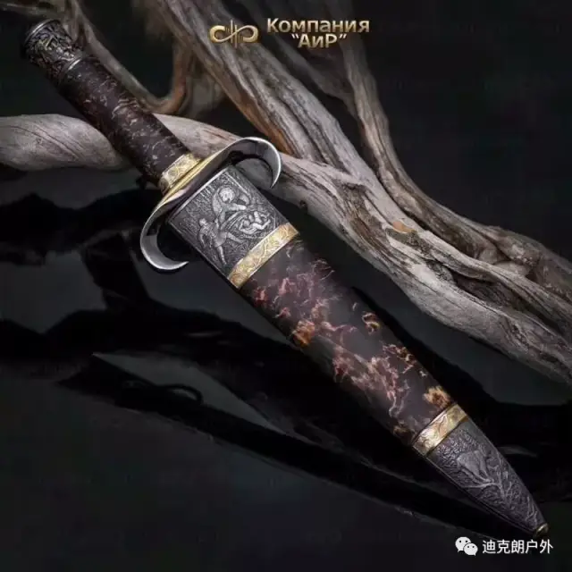 俄罗斯森林大马士革剑华丽沙皇风现代刀界代表.古典尊贵气质非凡