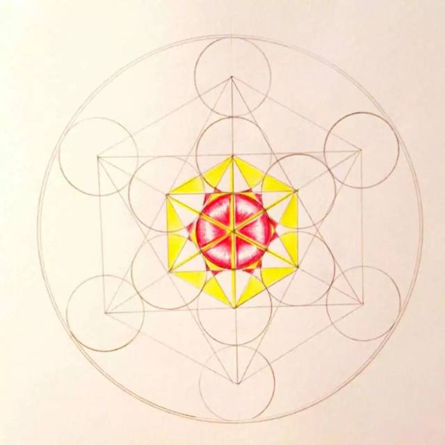 曼陀罗彩绘体验|亲手绘制自己内心的生命之花之神圣几何图形