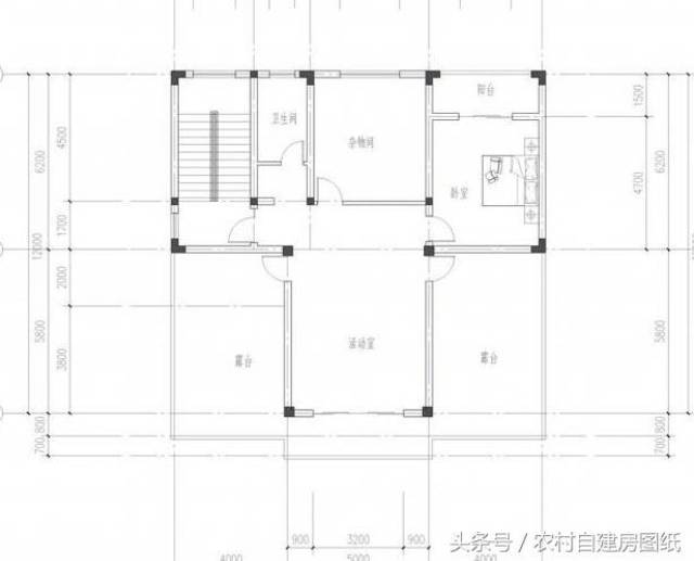 3款带门面商住房农村建房设计图,第1款最实用,第3款很