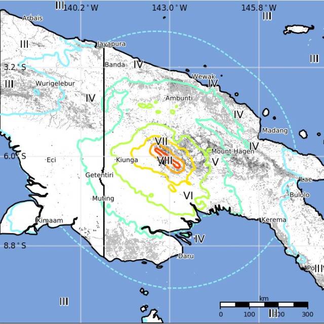 巴布亚新几内亚7.5级地震