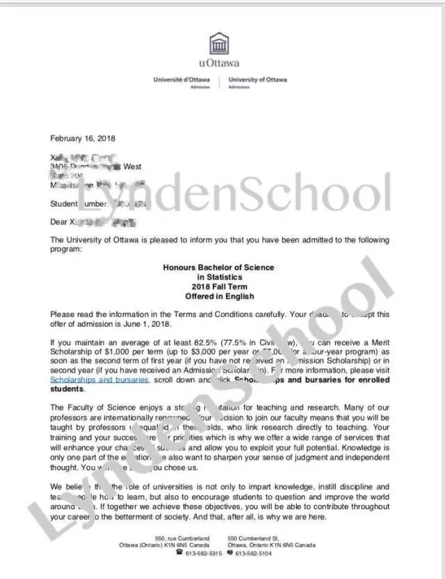 两份offer!渥太华大学向加拿大林顿学院抛来橄榄枝