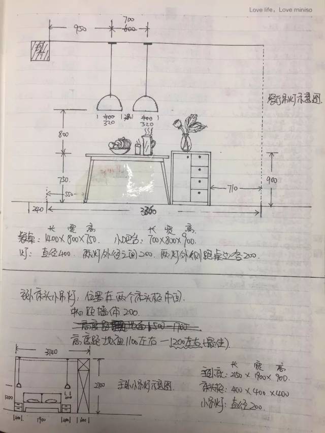 装修界学霸分享:定制家具手绘图纸