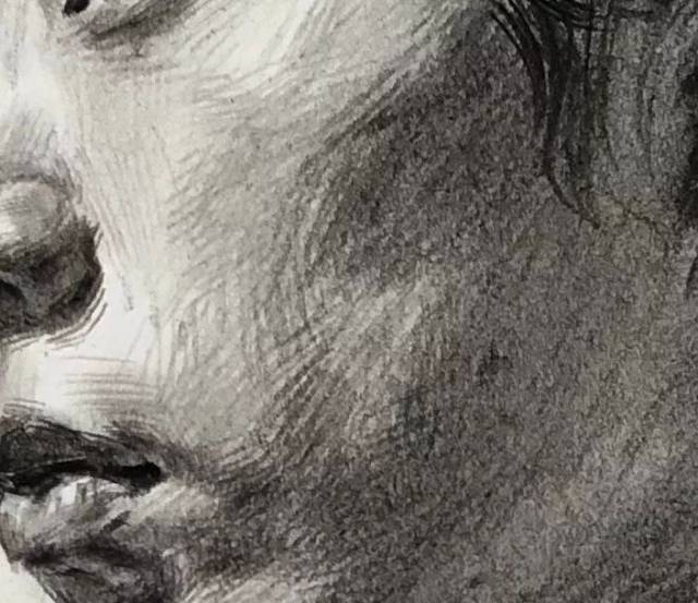 教你画侧面的长发女青年素描头像,应对校考有一招!