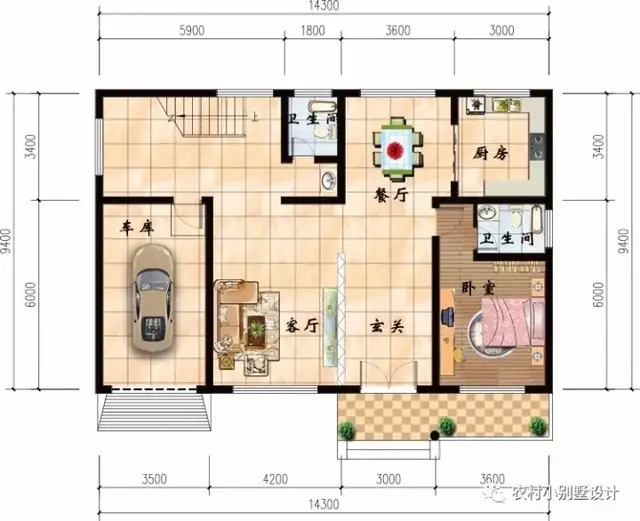 5套农村经典小户型设计,建起主体只需30万,你会盖哪栋