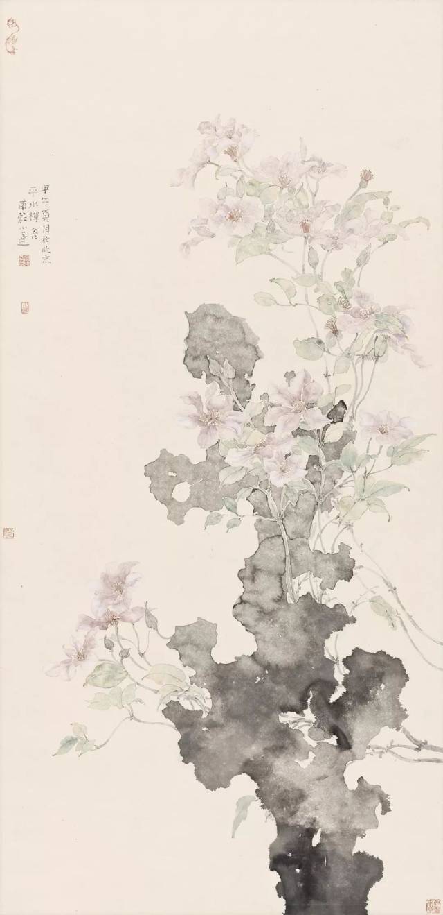 戊戌迎春丨高强没骨花鸟画赏析