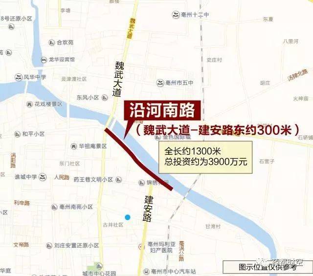 城建丨重磅!亳州市区西部将新建一座涡河大桥,位置就在这里