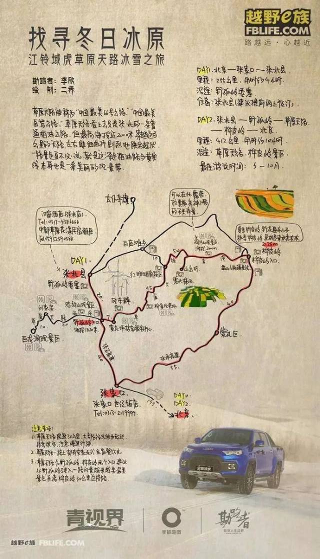 感谢越野人都在用的手抓地图团队绘制线路