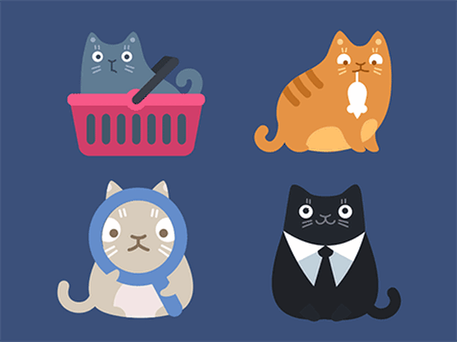 猫咪的搞笑动图变成动画片,简直萌死了!