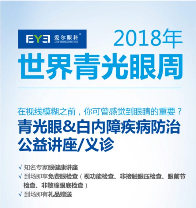 2018世界青光眼周打败隐形视力小偷