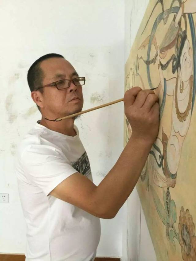 敦煌莫高窟壁画画家李永军作品