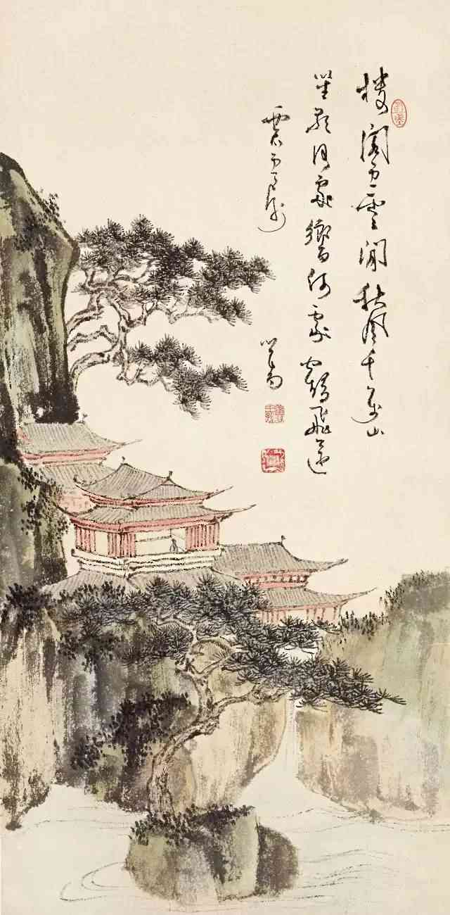 宋美龄也曾一心想拜师溥心畲学画, 却遭溥心畲婉辞拒绝.