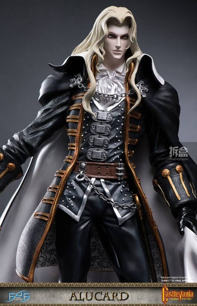 first 4 figures《恶魔城:月下夜想曲》阿鲁卡多alucard 21寸雕像