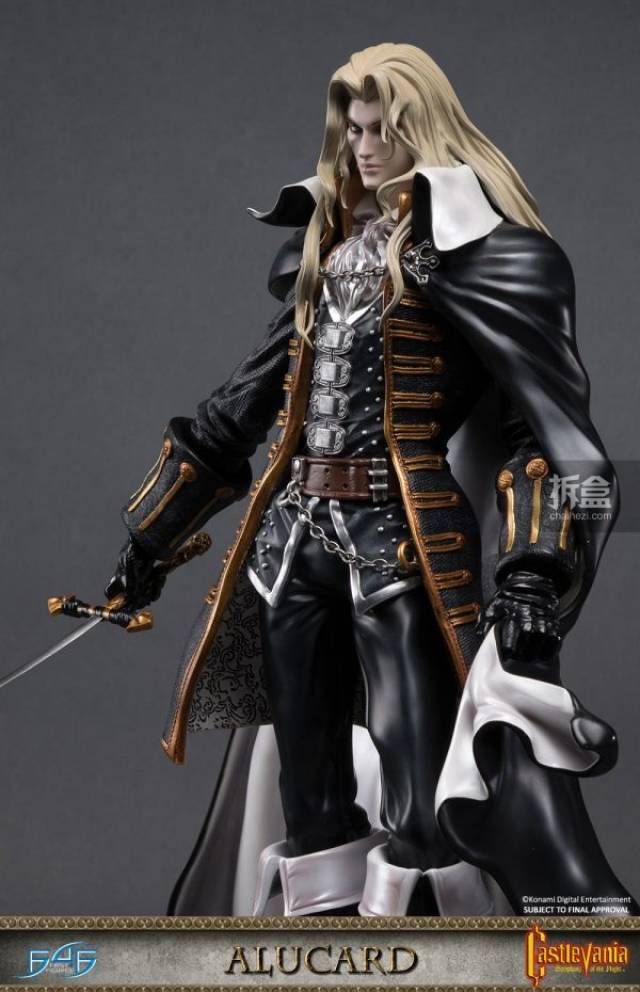 first 4 figures《恶魔城:月下夜想曲》阿鲁卡多alucard 21寸雕像