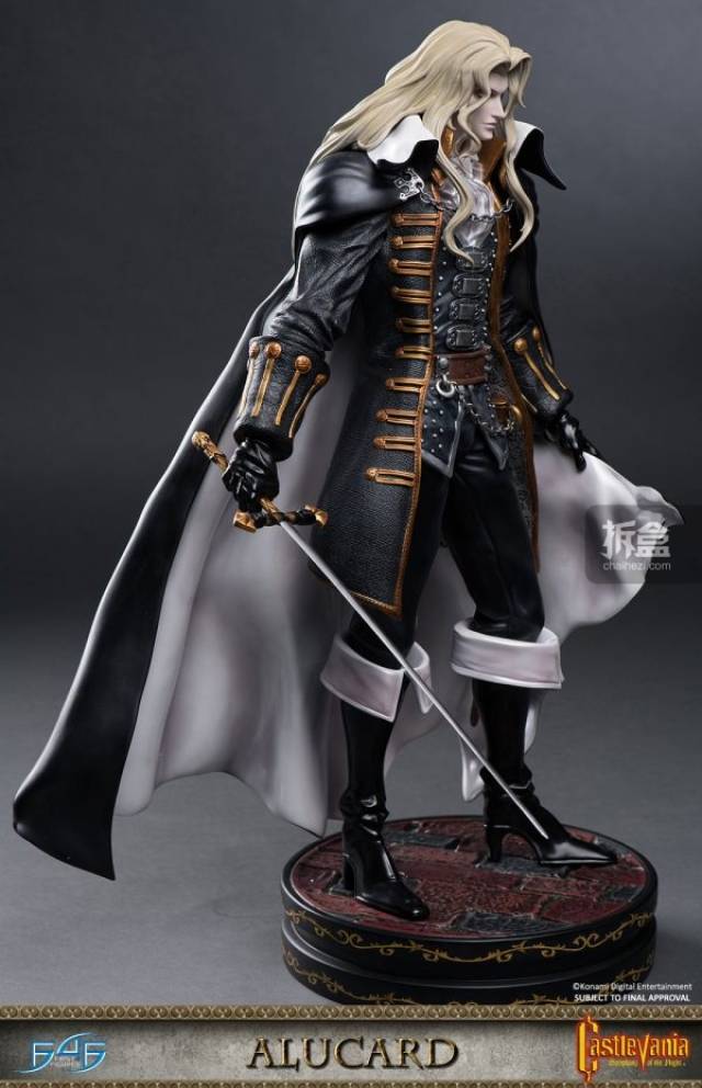 first 4 figures《恶魔城:月下夜想曲》阿鲁卡多alucard 21寸雕像