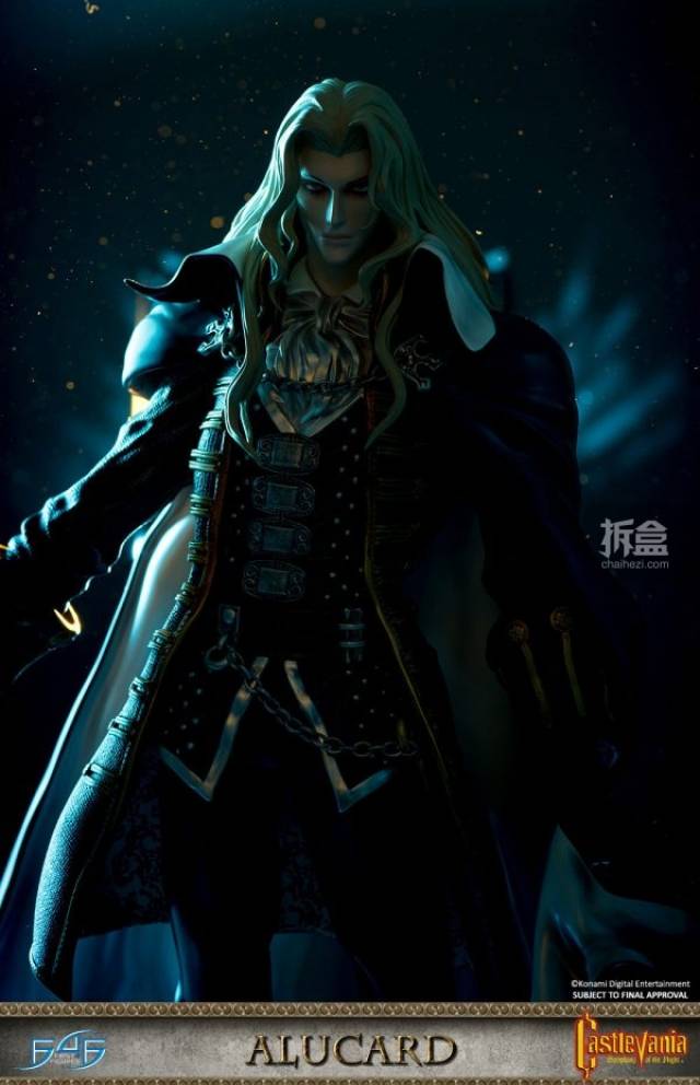 first 4 figures《恶魔城:月下夜想曲》阿鲁卡多alucard 21寸雕像