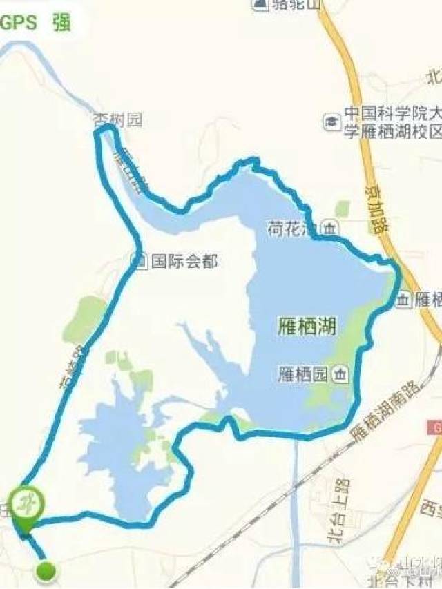 雁栖湖徒步路线