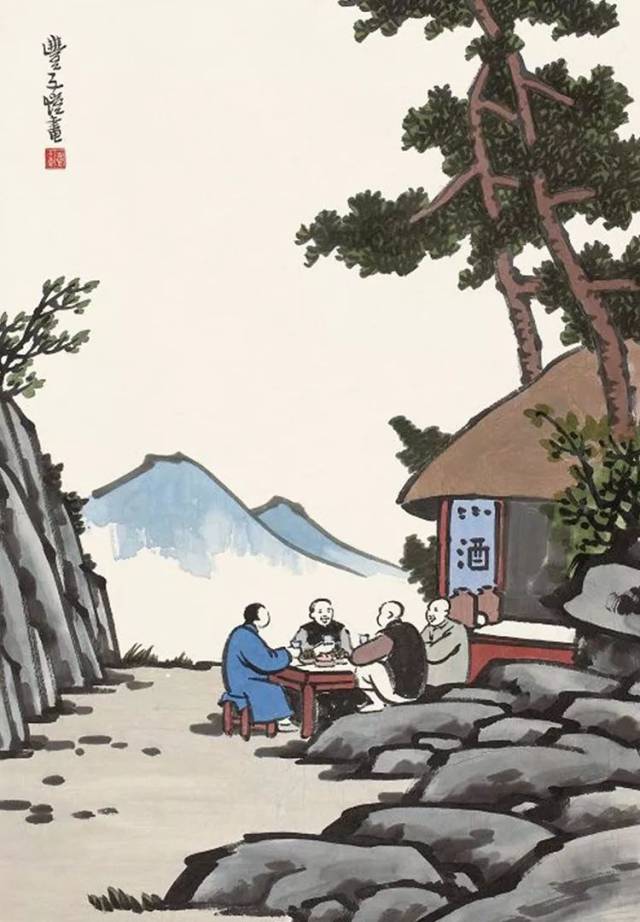 丰子恺 | 浸润在先生的笔墨横姿里,整个人都变得平和而淡然