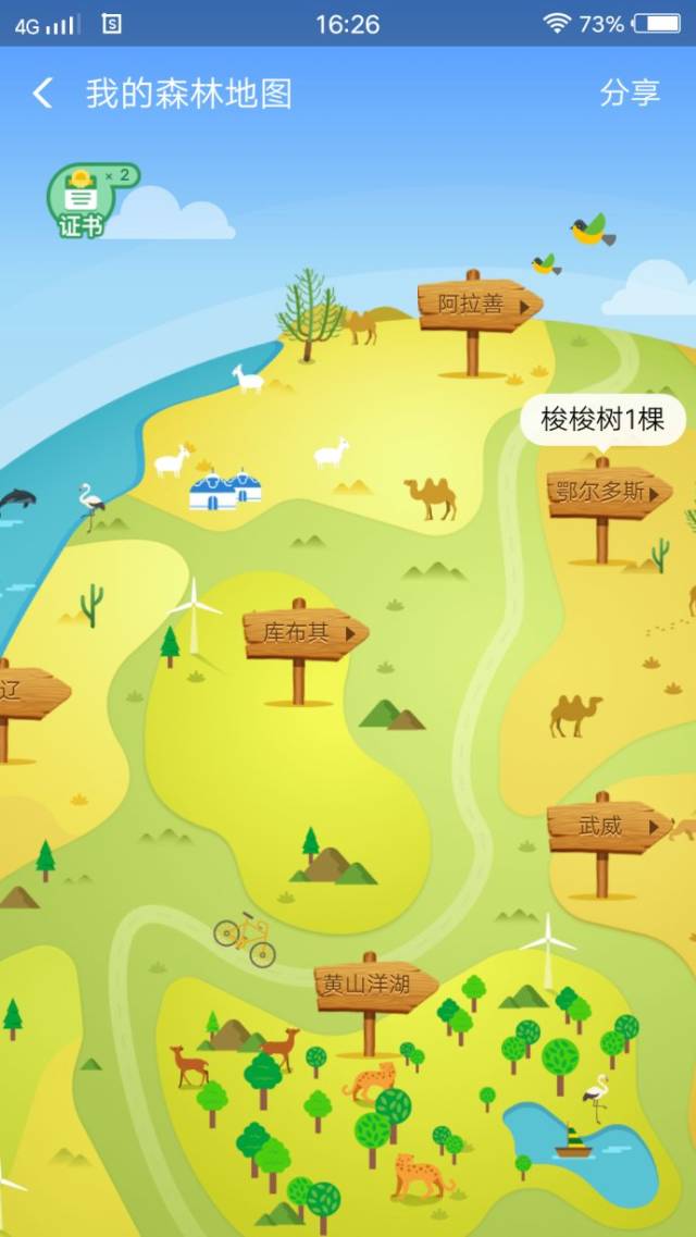 (图为小编在森林蚂蚁种下的梭梭树)小狮子和老鼠去v森林图片