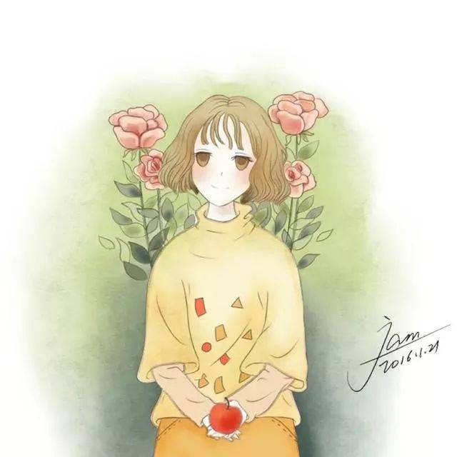 插画の情侣头像:一败涂地风生水起我都爱你