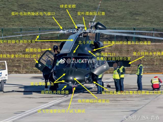 直-20直升机发动机的技术水平,材料水平和工艺水平超过了直-10直升机