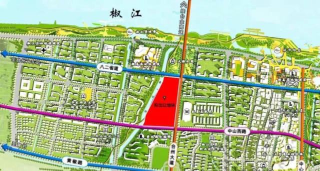 区块直线距离5公里内分布有台州客运中心,杭绍台高铁台州站,台金高速
