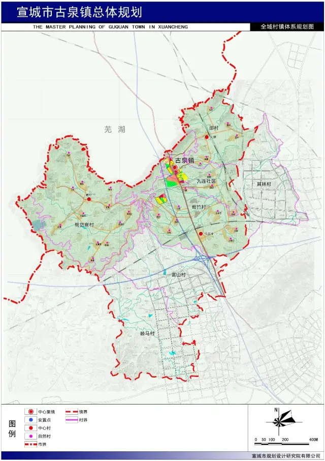 点击可放大 镇区近期建设规划图 宣城市孙埠镇总体规划(20-2030)