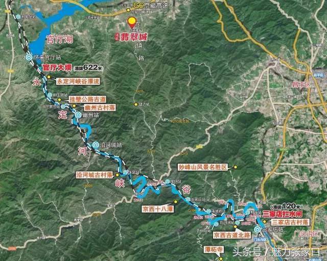 北京永定河峡谷攻略 包车探胜景点攻略