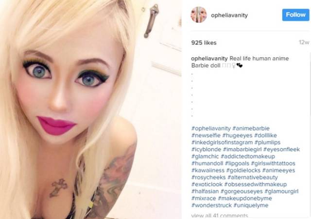 中外混血女孩整容成芭比，竟因看不起自己的亚洲脸