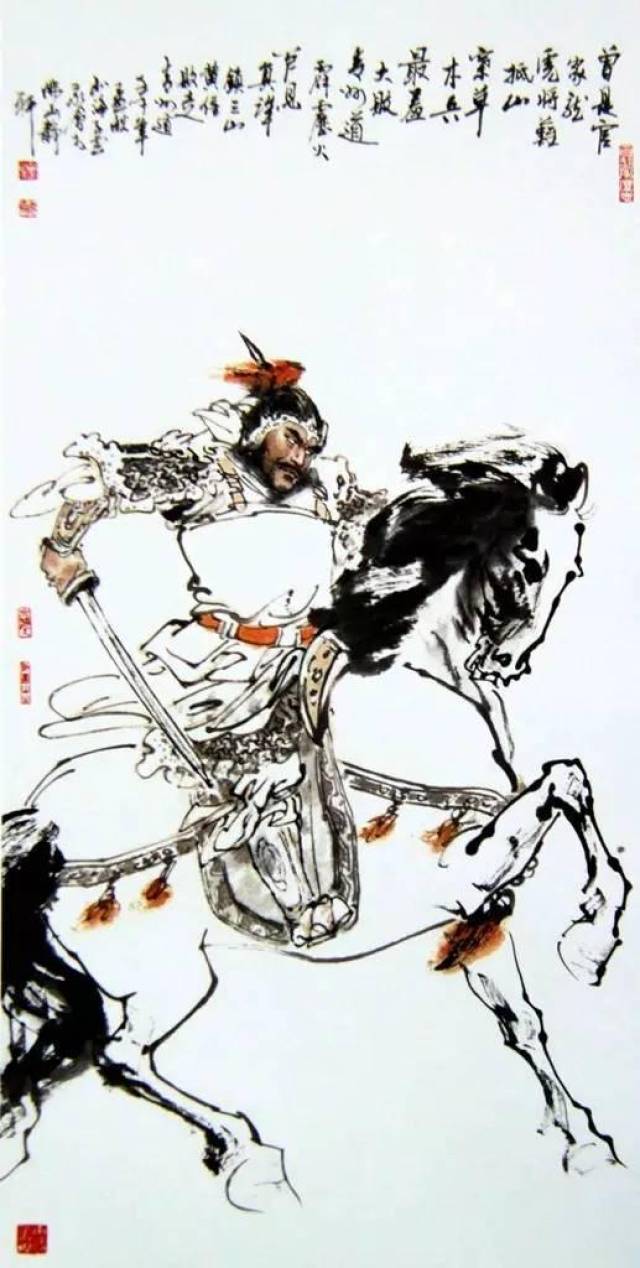 中国画:108将,《水浒传》英雄人物画,你最佩服谁?