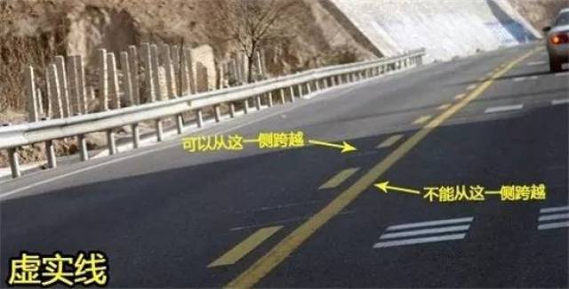 03 黄色虚线 04 黄色虚实线 05 导流线 导流线属于 道路禁止标线,出现