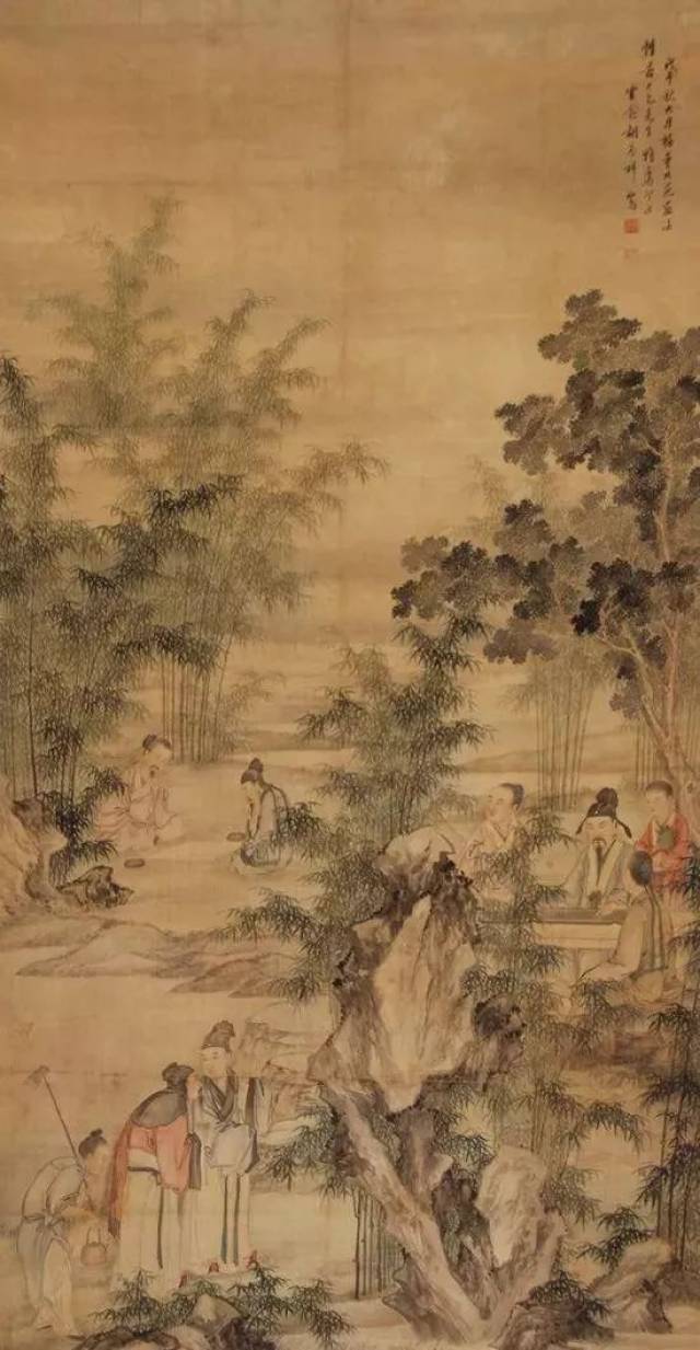 名家绘《竹林七贤》:魏晋名士,风华绝代!