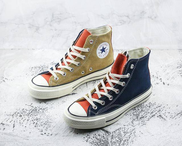 匡威converse chuck taylor all star 1970s 元年复刻 拼色麂皮