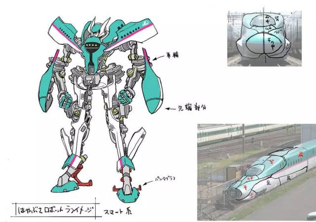 机械设计·cg监督服部惠太《新干线变形机器人 辛卡里昂》谈辛卡里昂