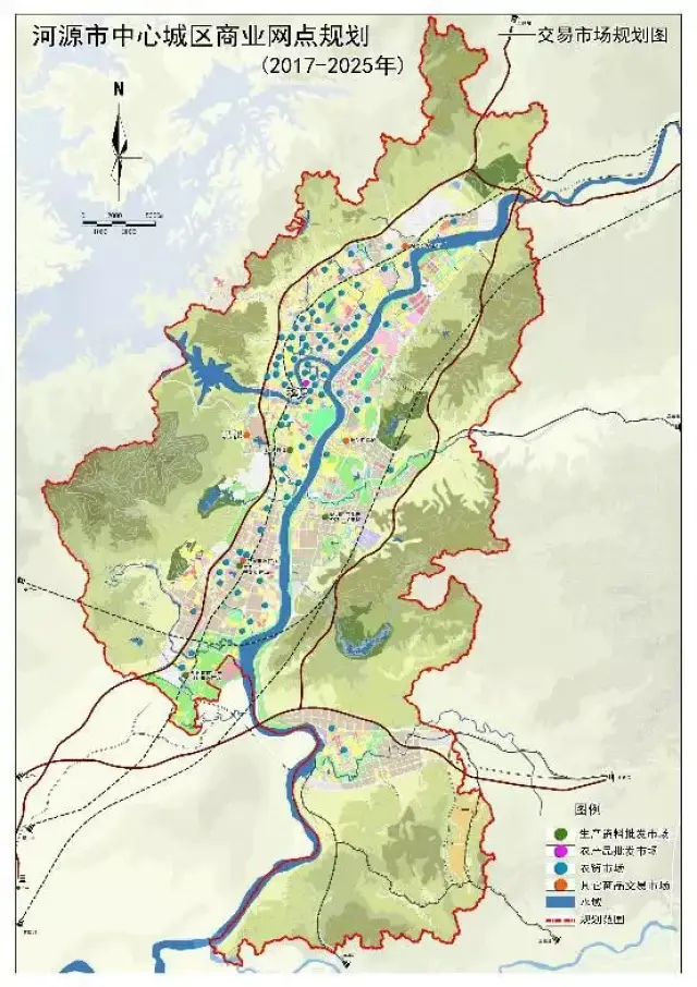 重磅!《河源市中心城区商业网点(2017-2025年)》规划公示出炉!