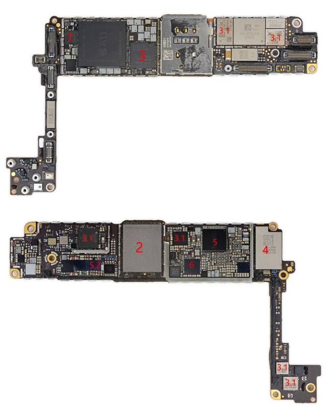 苹果iphone 8主板